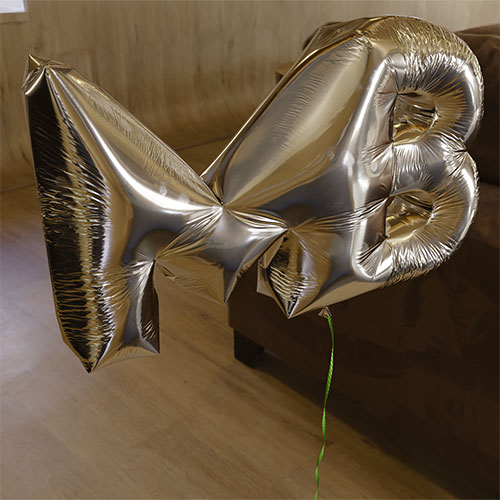 Realistic 3D Rendered Foil Balloon
